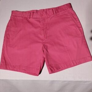Vineyard Vines Breaker Shorts Pink Cotton Spandex Sz 38 (37"x6.5") Flat Front